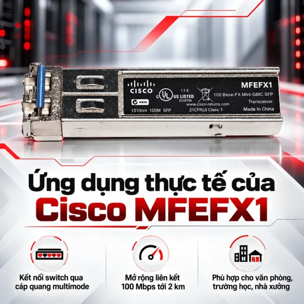 Module quang SFP Cisco MFEFX1 100BASE-FX