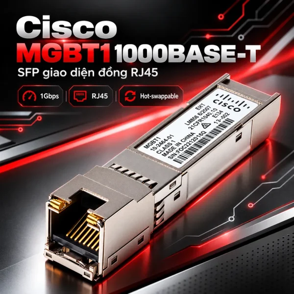Module quang SFP Cisco MGBT1 1000BASE-T
