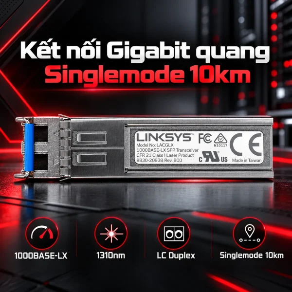 Module quang SFP Linksys LACGLX Singlemode 10km