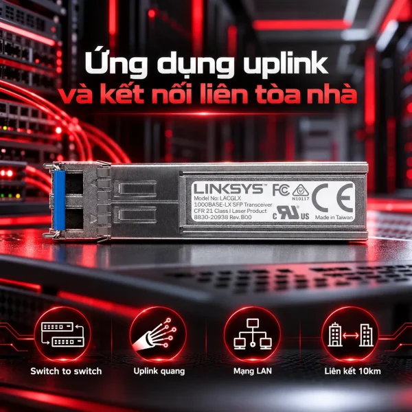 Module quang SFP Linksys LACGLX Singlemode 10km