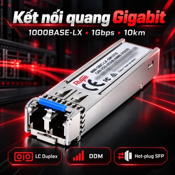 Module quang SFP RUIJIE MINI-GBIC-LX-SM1310