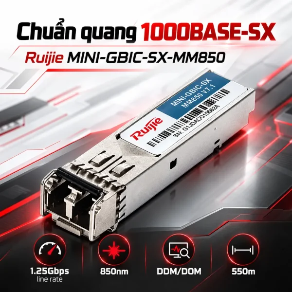 Module quang SFP RUIJIE MINI-GBIC-SX-MM850