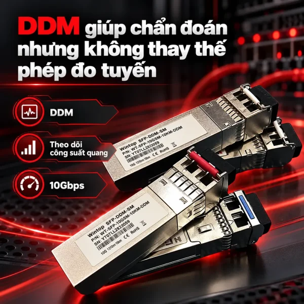Module quang SFP Wintop SFP-DDM-SM 10Gb