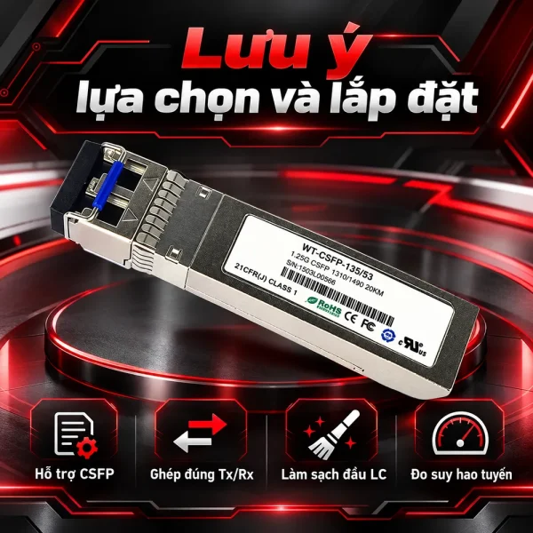 Module quang SFP Wintop WT-CSFP-135/53