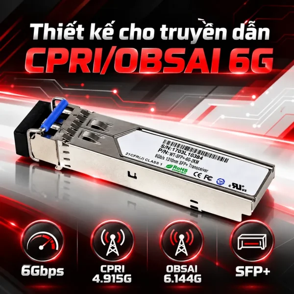 Module quang SFP+ WINTOP WT-SFP+-6G-2KM