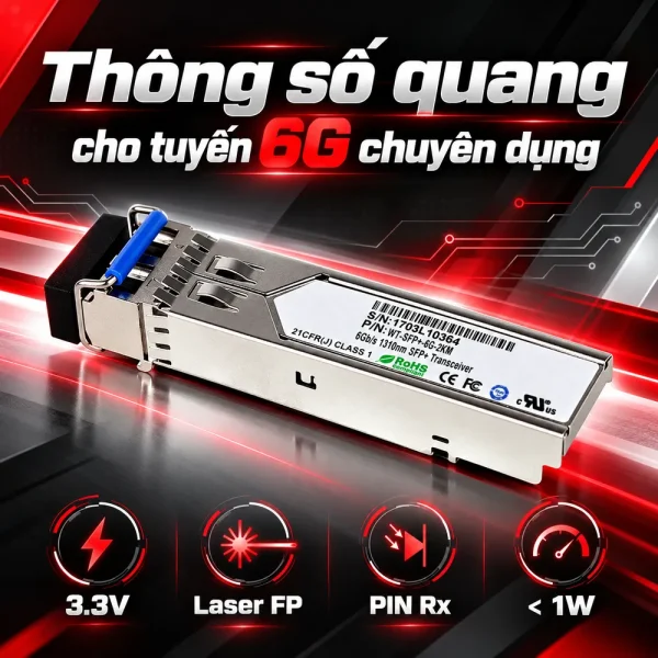 Module quang SFP+ WINTOP WT-SFP+-6G-2KM