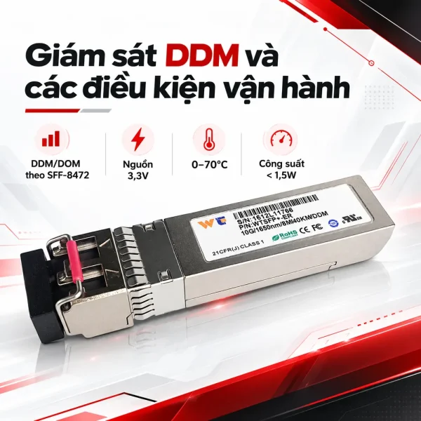 Module quang SFP+ WINTOP WT-SFP+-ER
