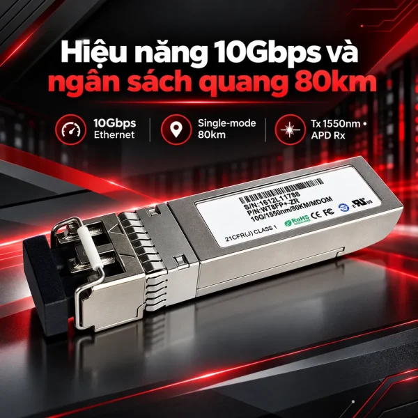 Module quang SFP+ WINTOP WT-SFP+-ZR