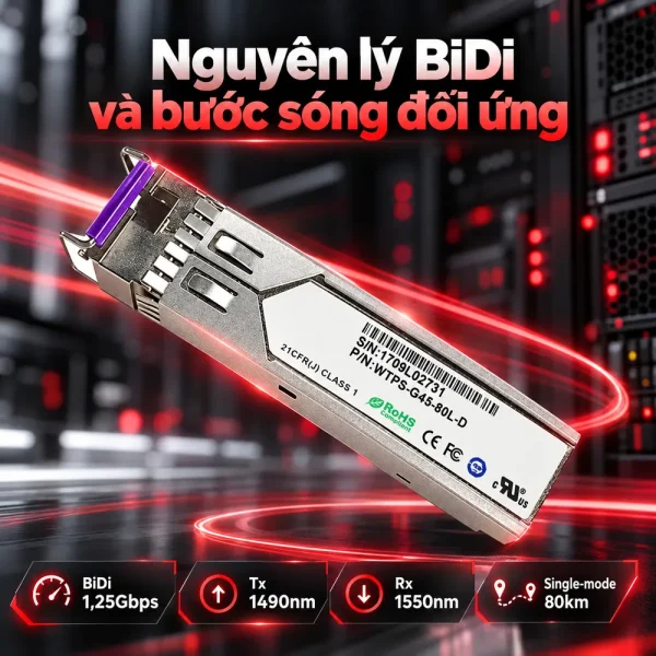 Module quang SFP WINTOP WTPS-G45-80L-D
