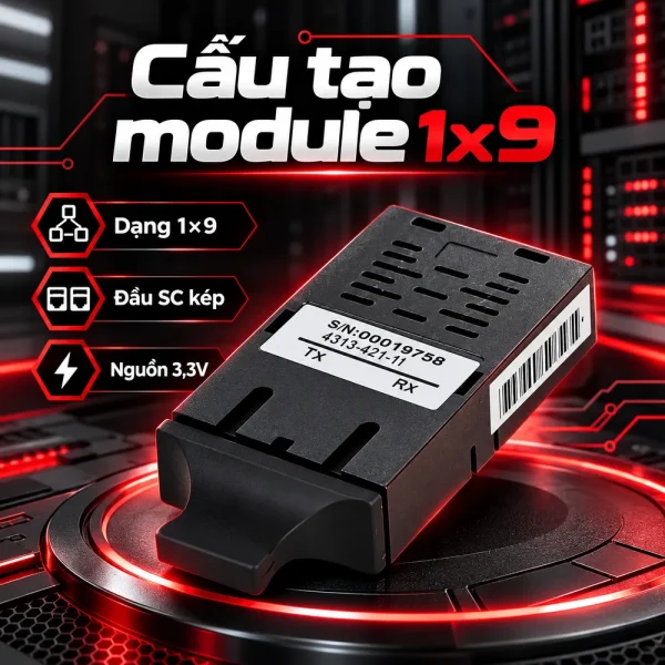 Module quang Wintop 4324-421-1 1×9 1.25G Sợi kép SC 40KM