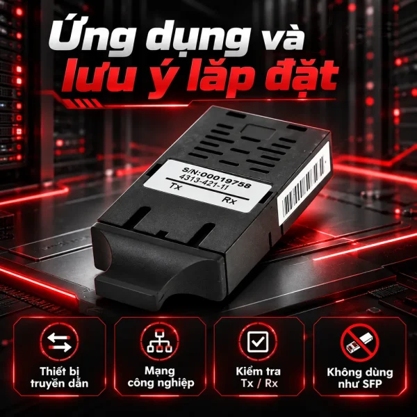 Module quang Wintop 4324-421-1 1×9 1.25G Sợi kép SC 40KM