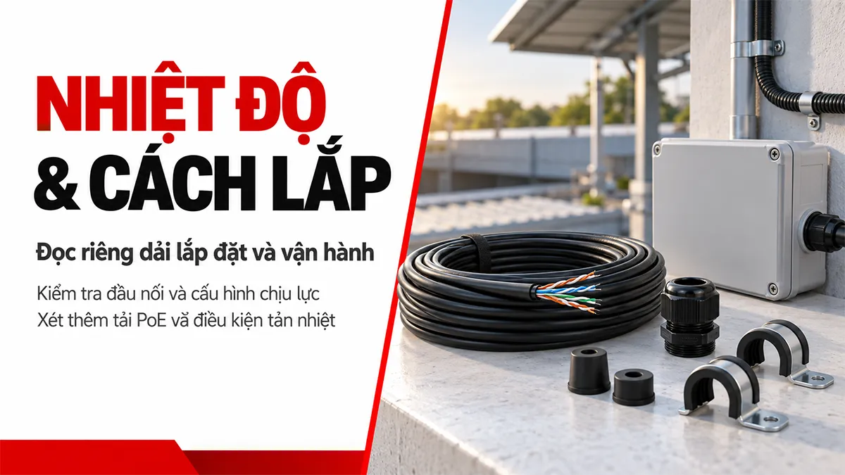 nhiệt độ và cách lắp