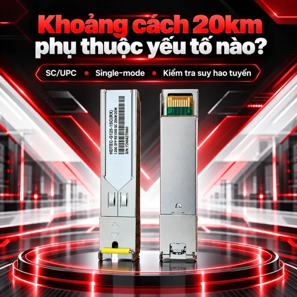 SC SFP Module 1,25G HDTEC (A or B)