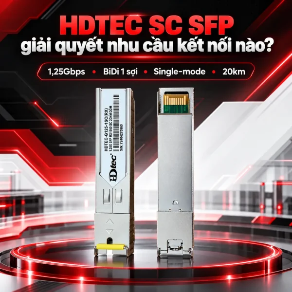 SC SFP Module 1,25G HDTEC (A or B)