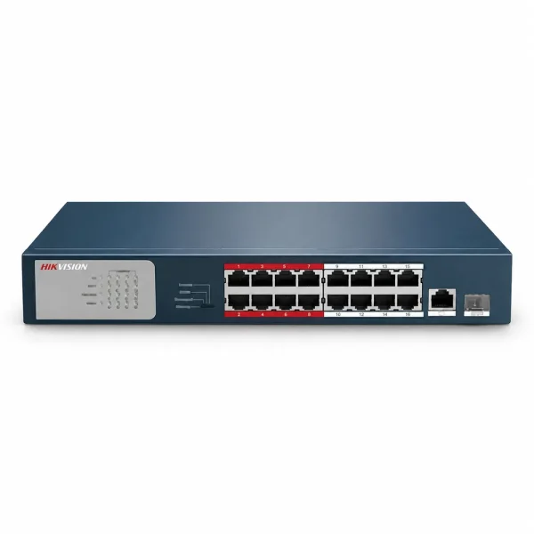 Switch Chia Mạng POE 16 Cổng HG-3E0318P-E/M Hikvision