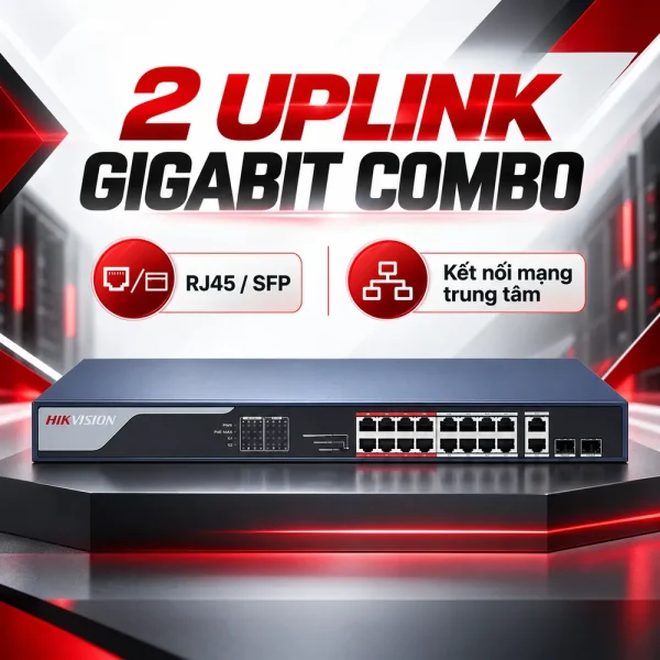 Switch POE 24 Cổng HIKVISION DS-3E0326P-E(B)