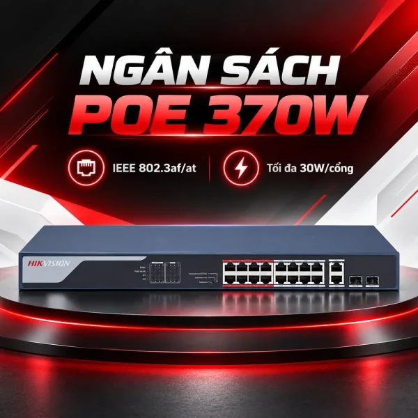 Switch POE 24 Cổng HIKVISION DS-3E0326P-E(B)