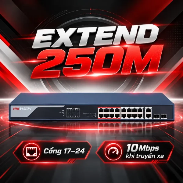 Switch POE 24 Cổng HIKVISION DS-3E0326P-E(B)