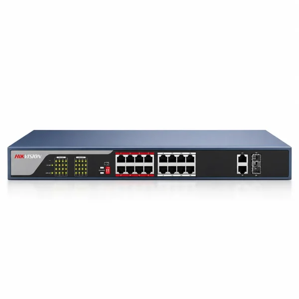 Switch POE Không Quản Lý 16 Cổng HIKVISION DS-3E0318P-E
