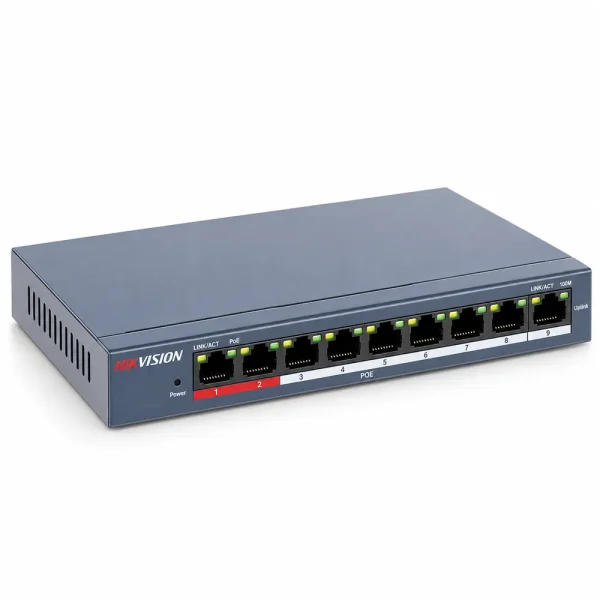 Switch POE Không Quản Lý 8 Cổng HIKVISION DS-3E0109P-E