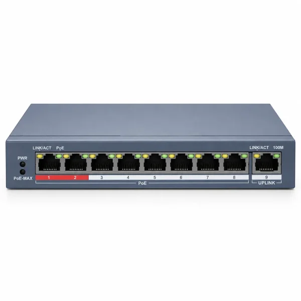 Switch POE Không Quản Lý 9 Cổng HIKVISION HG18-3E0109P-E/M